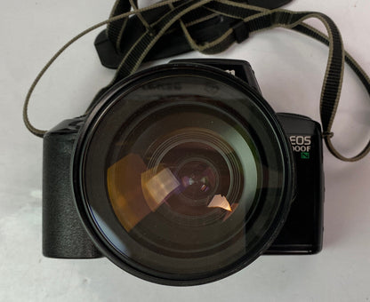 CANON EOS 1000F N 35mm Film Camera Sigma Zoom Lens 28-200mm NEEDS BATTERY 1725