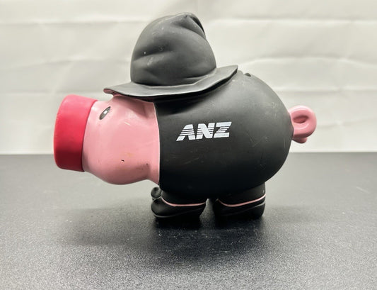 ANZ PIGGY BANK MONEY BOX WITCH HALLOWEEN LOGO-LINE HARD TOY 18CM LONG 9110