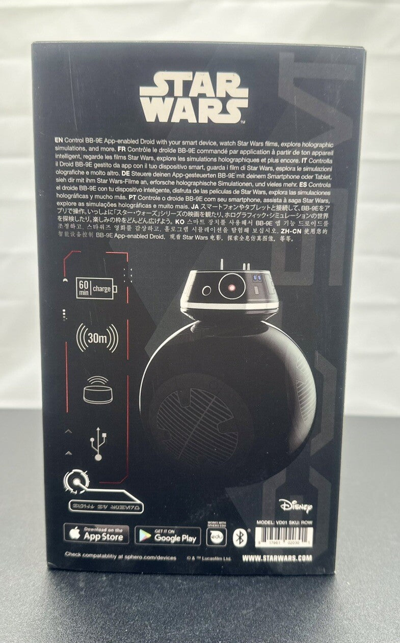 Sphero Star Wars BB-9E App-Enabled Droid In Good Condition