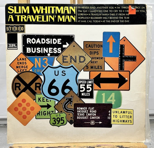 Slim Whitman A Travelin Man Record In Good Condition 6749