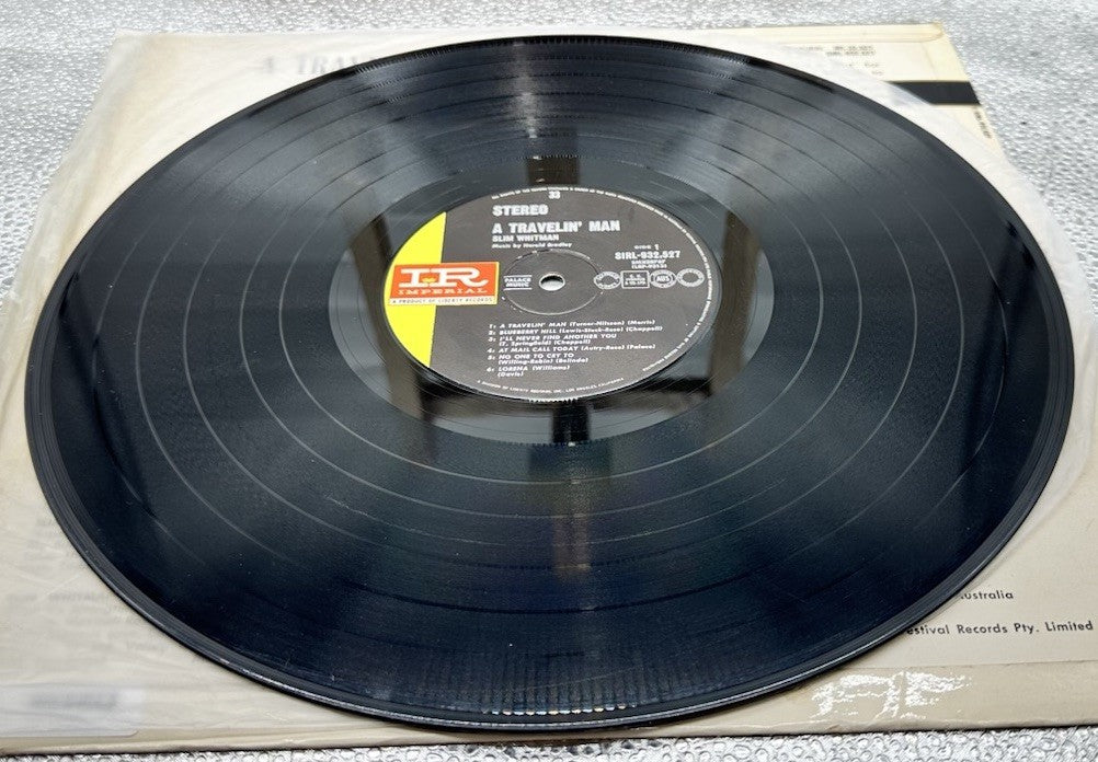 Slim Whitman A Travelin Man Record In Good Condition 6749