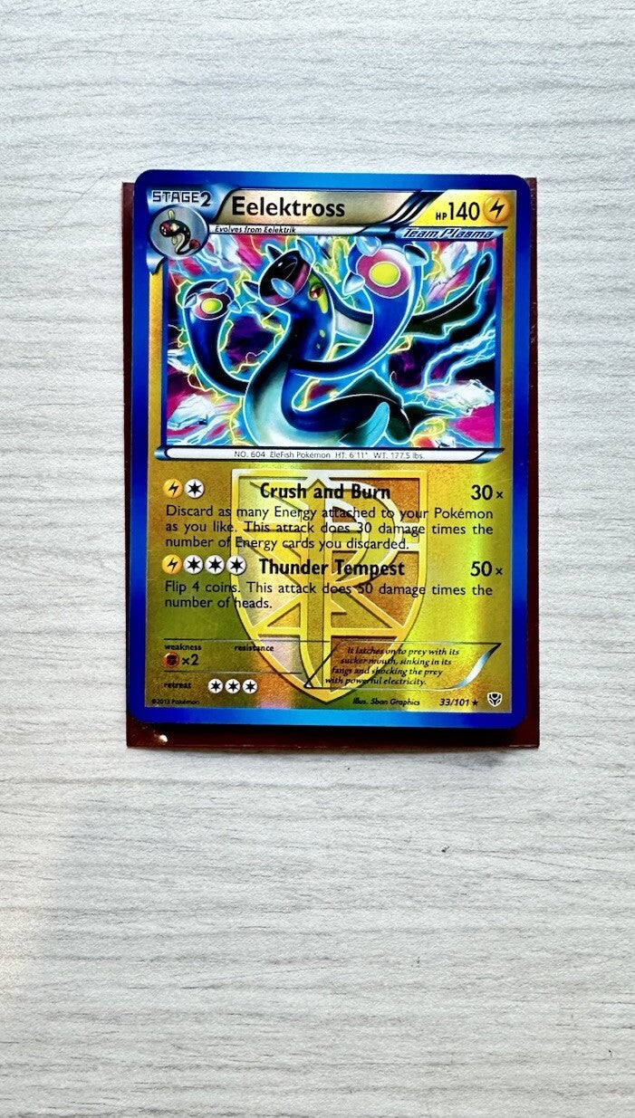 Eelektross Pokemon Reverse Holo Electric Card Year 2013 (5243)