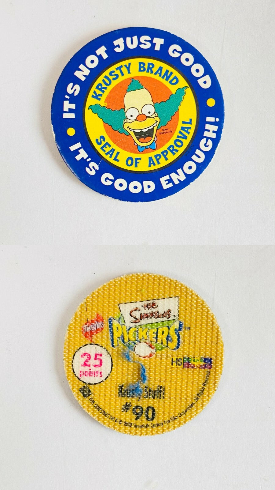 2002 The Simpsons Pickers Tazo Twisties Collectables In Good Condition