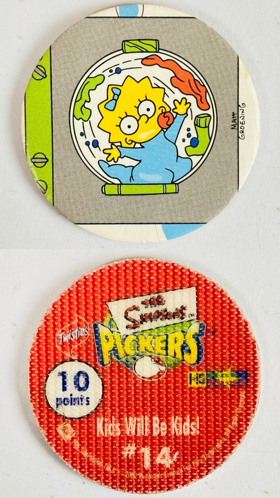2002 The Simpsons Pickers Tazo Twisties Collectables In Good Condition
