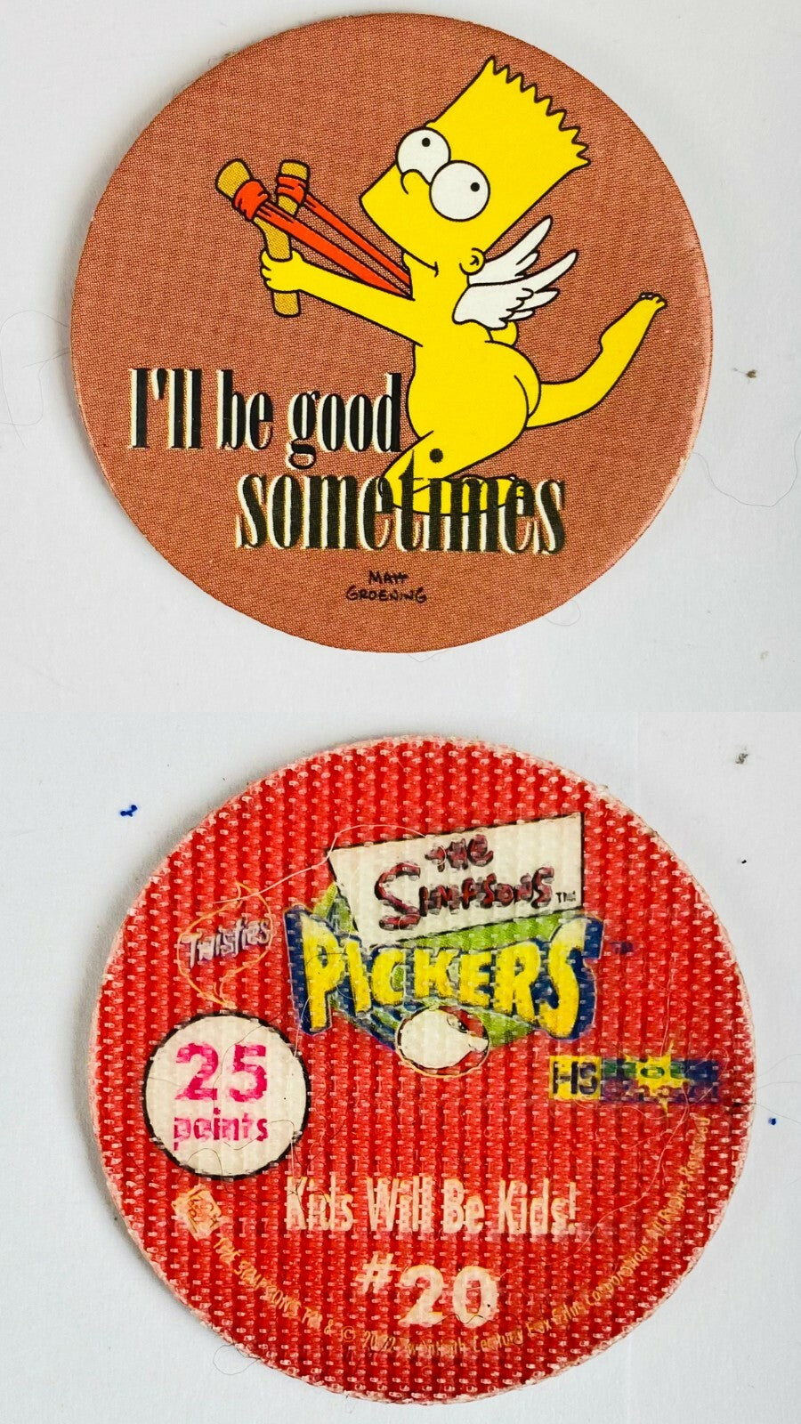 2002 The Simpsons Pickers Tazo Twisties Collectables In Good Condition