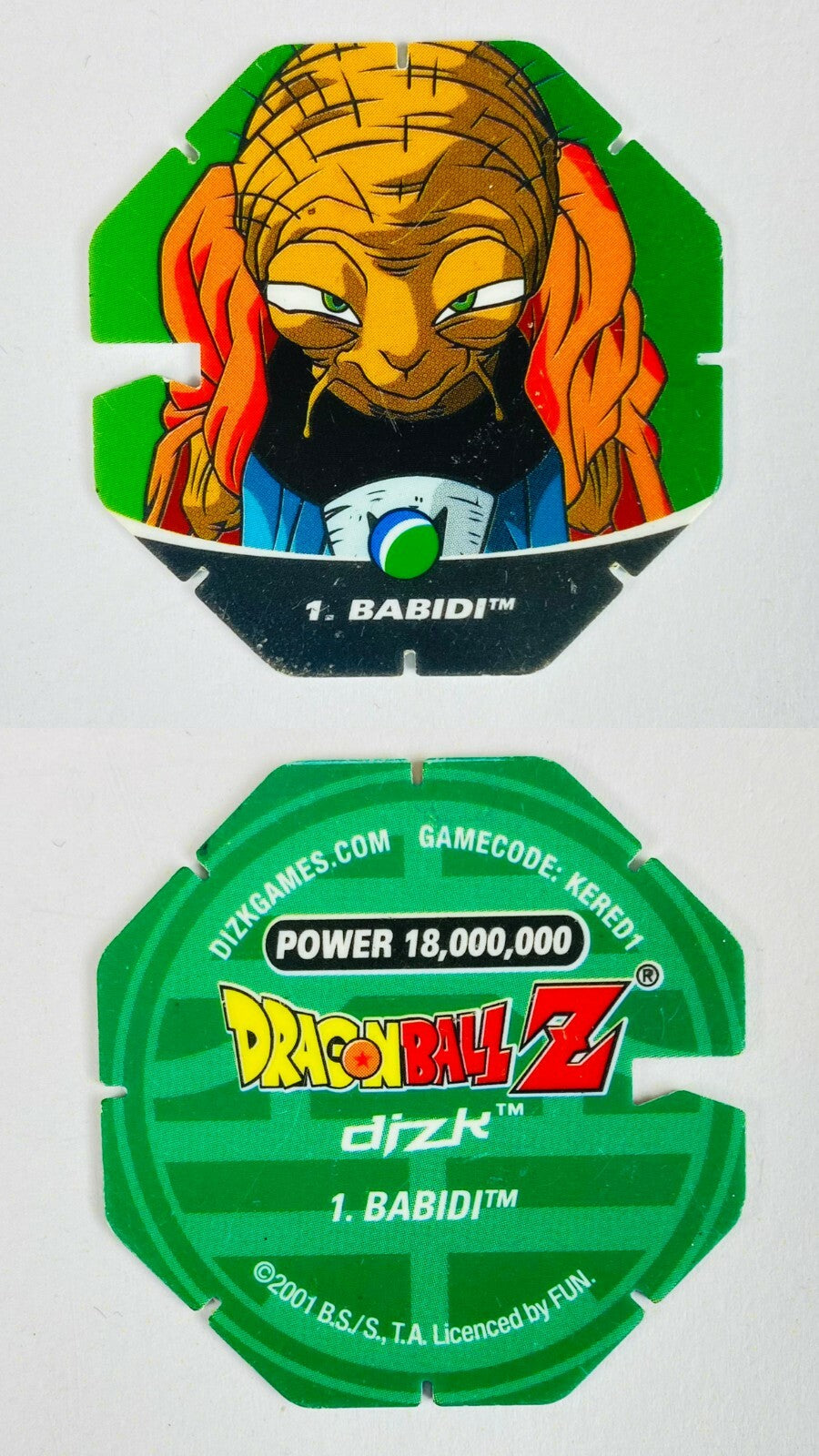 DBZ Dragon Ball Z 2001 Tazo Dizk Series 2 In Good Condition