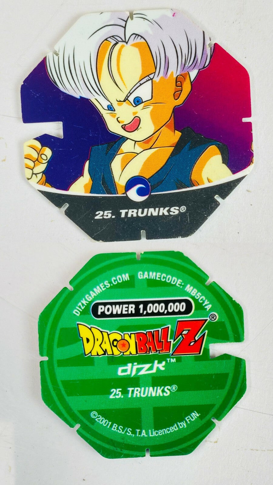 DBZ Dragon Ball Z 2001 Tazo Dizk Series 2 In Good Condition