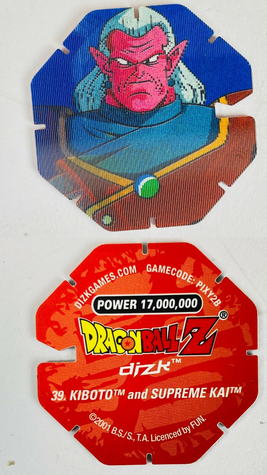 DBZ Dragon Ball Z 2001 Tazo Dizk Series 2 In Good Condition