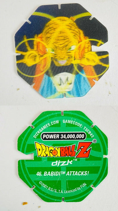 DBZ Dragon Ball Z 2001 Tazo Dizk Series 2 In Good Condition