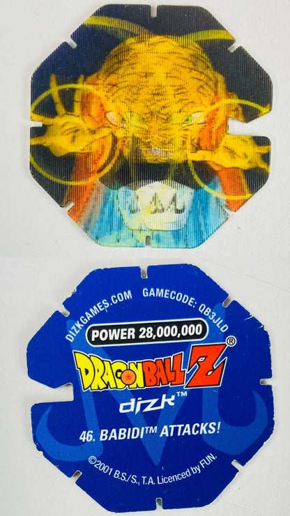DBZ Dragon Ball Z 2001 Tazo Dizk Series 2 In Good Condition