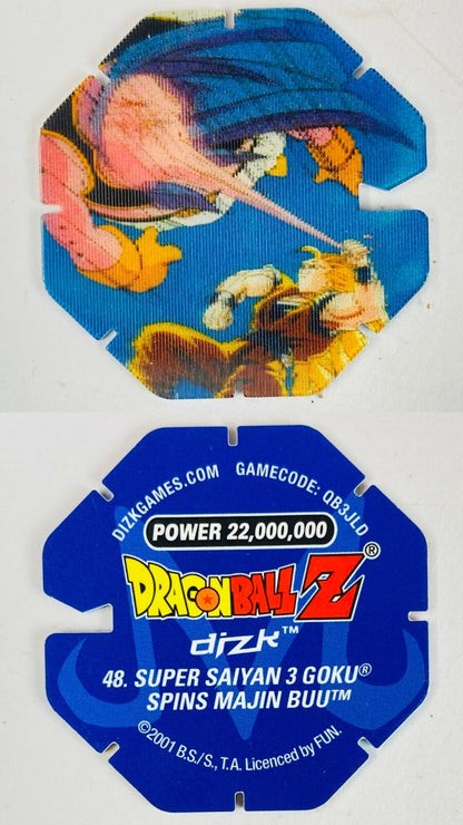 DBZ Dragon Ball Z 2001 Tazo Dizk Series 2 In Good Condition