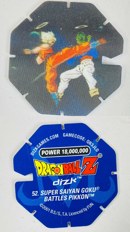 DBZ Dragon Ball Z 2001 Tazo Dizk Series 2 In Good Condition