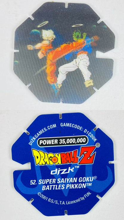 DBZ Dragon Ball Z 2001 Tazo Dizk Series 2 In Good Condition