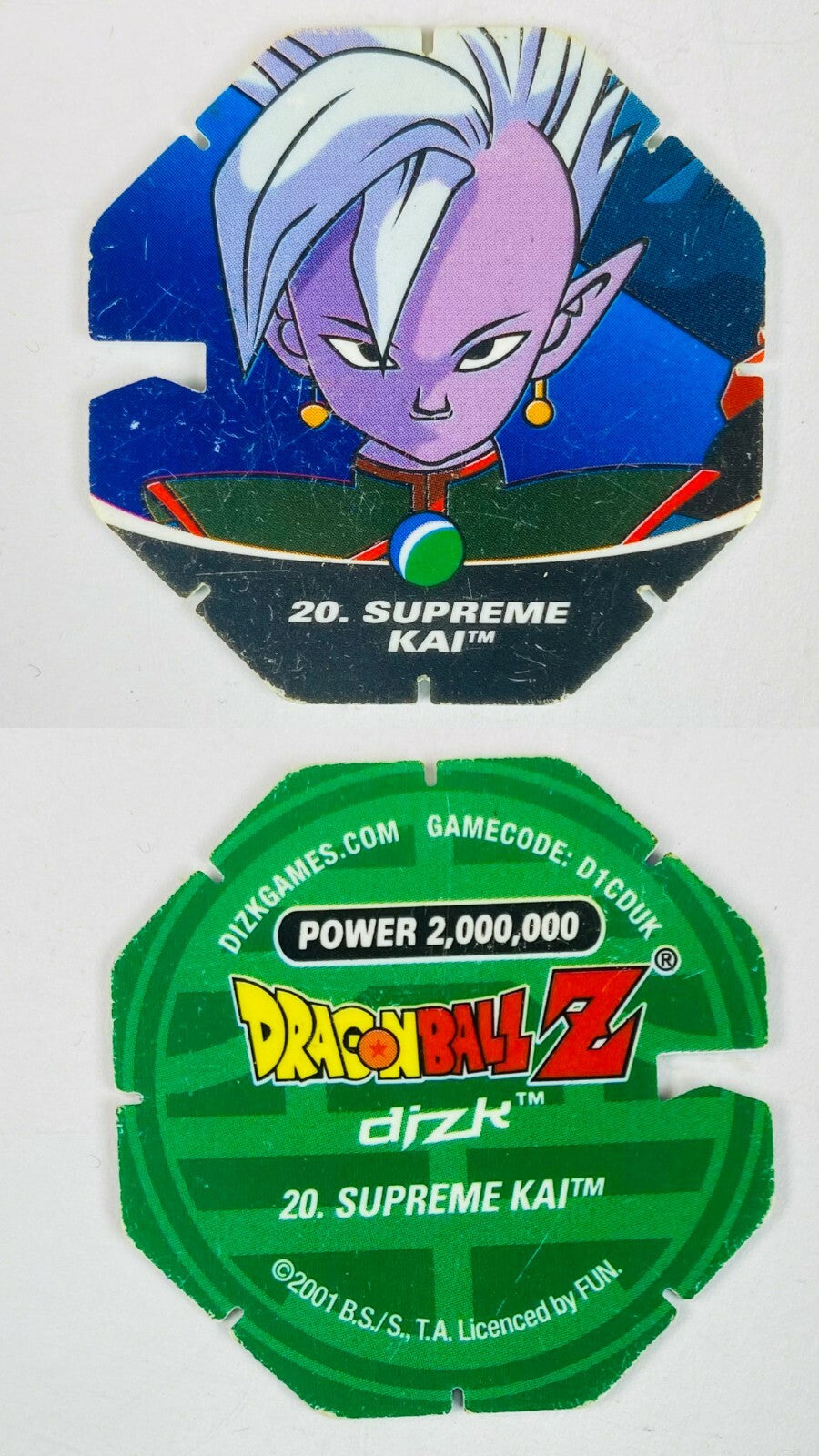 DBZ Dragon Ball Z 2001 Tazo Dizk Series 2 In Good Condition
