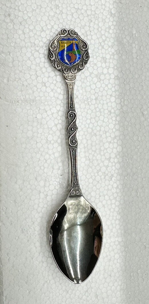 Souvenir Spoon Augusta Western Australia , silver plated In OK Condition