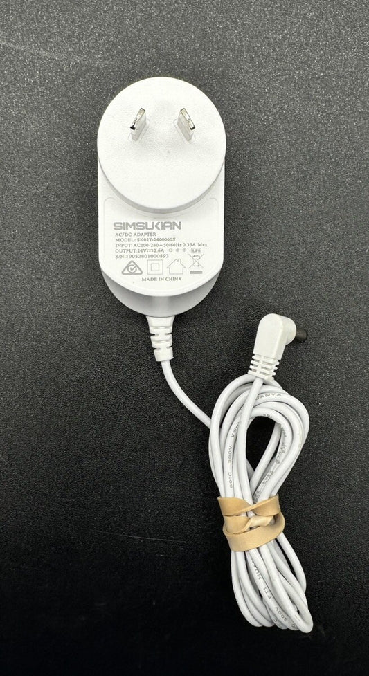 Simsukian Power Supply Adapter SK02T-2400060S 24V / 0.6A In Good Condition 8560