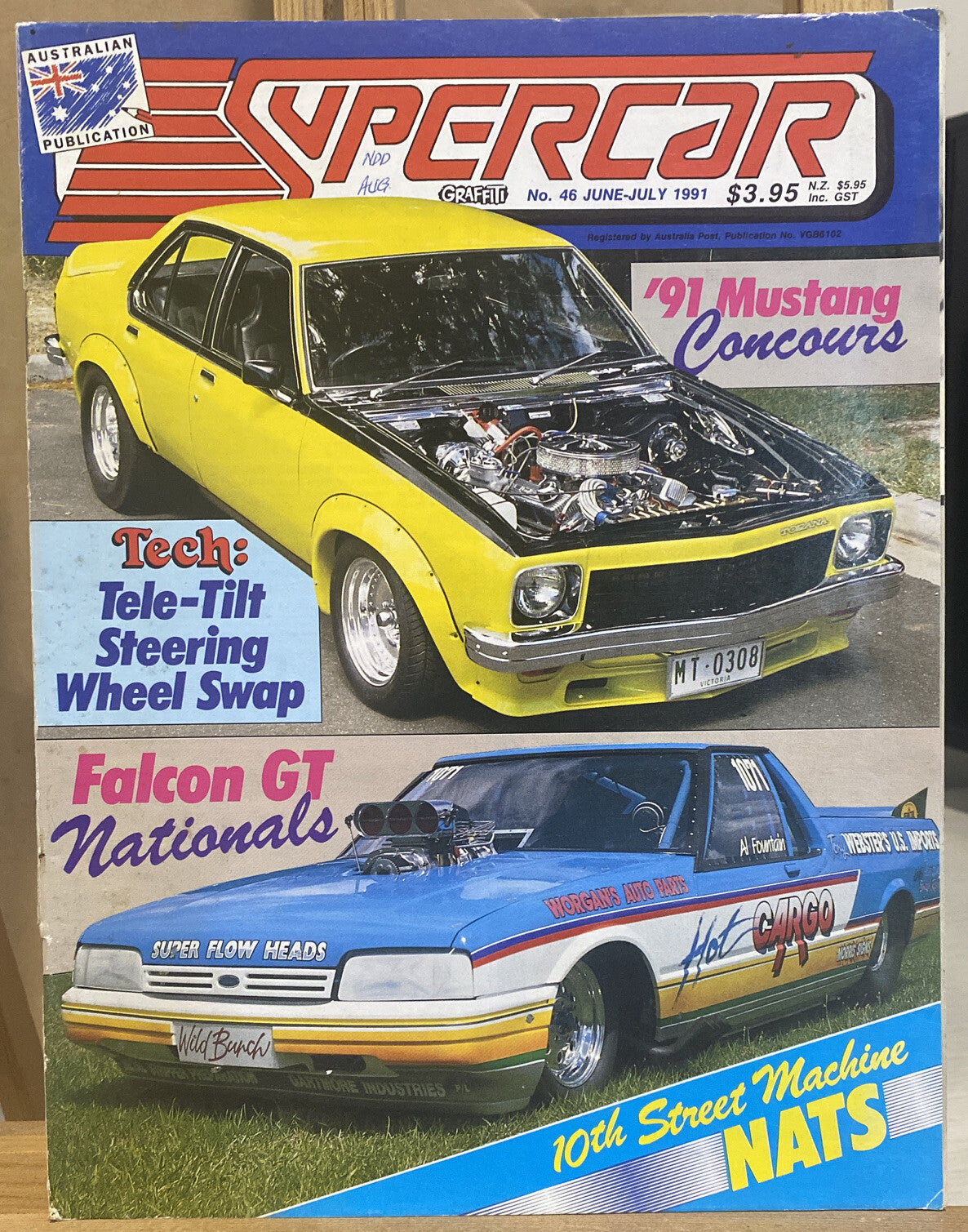 Supercar June-July No 46 1991 Magazine In Good Condition