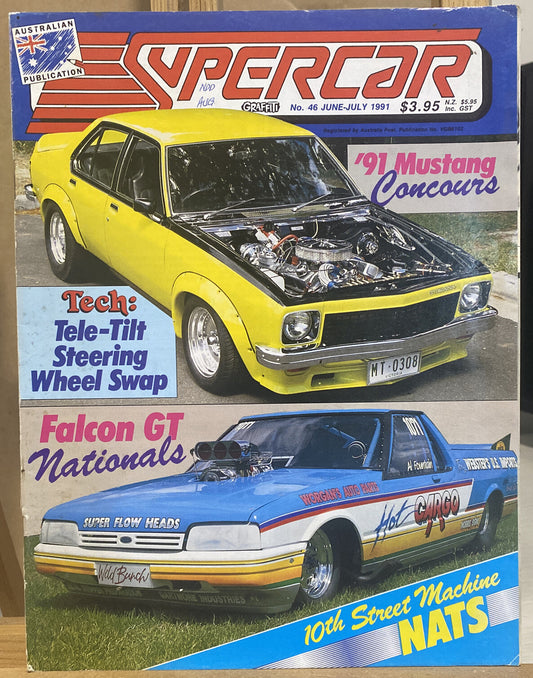 Supercar June-July No 46 1991 Magazine In Good Condition
