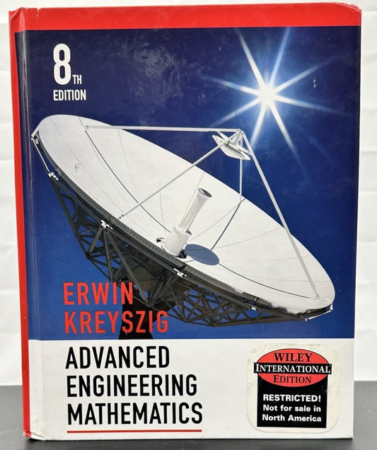 Advanced Engineering Mathematics 8th Edition - Erwin Kreyszig - Textbook 8656