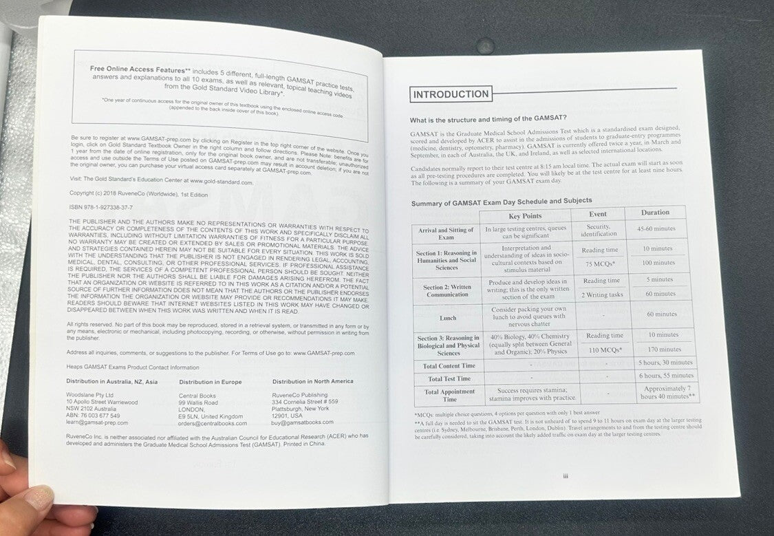 10 Full-length GAMSAT Practice Tests, Best Mock Exams for 2022-2023 GAMSAT 8566