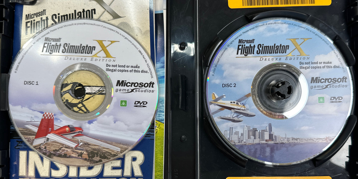 Microsoft Simulator Deluxe Edition ONLY PC Game In Good Condition 4223