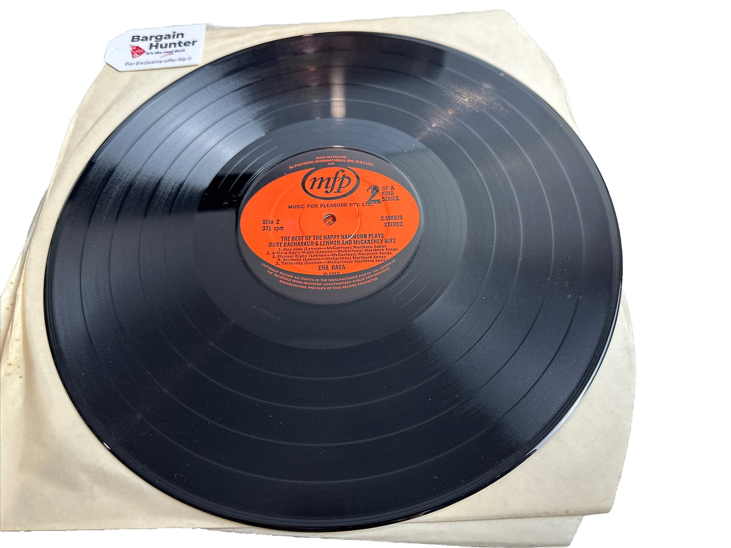 THE BEST OF THE HAPPY HAMMOND PLAYS, BURT BACHARACH, LENNON & McCARTNEY HITS