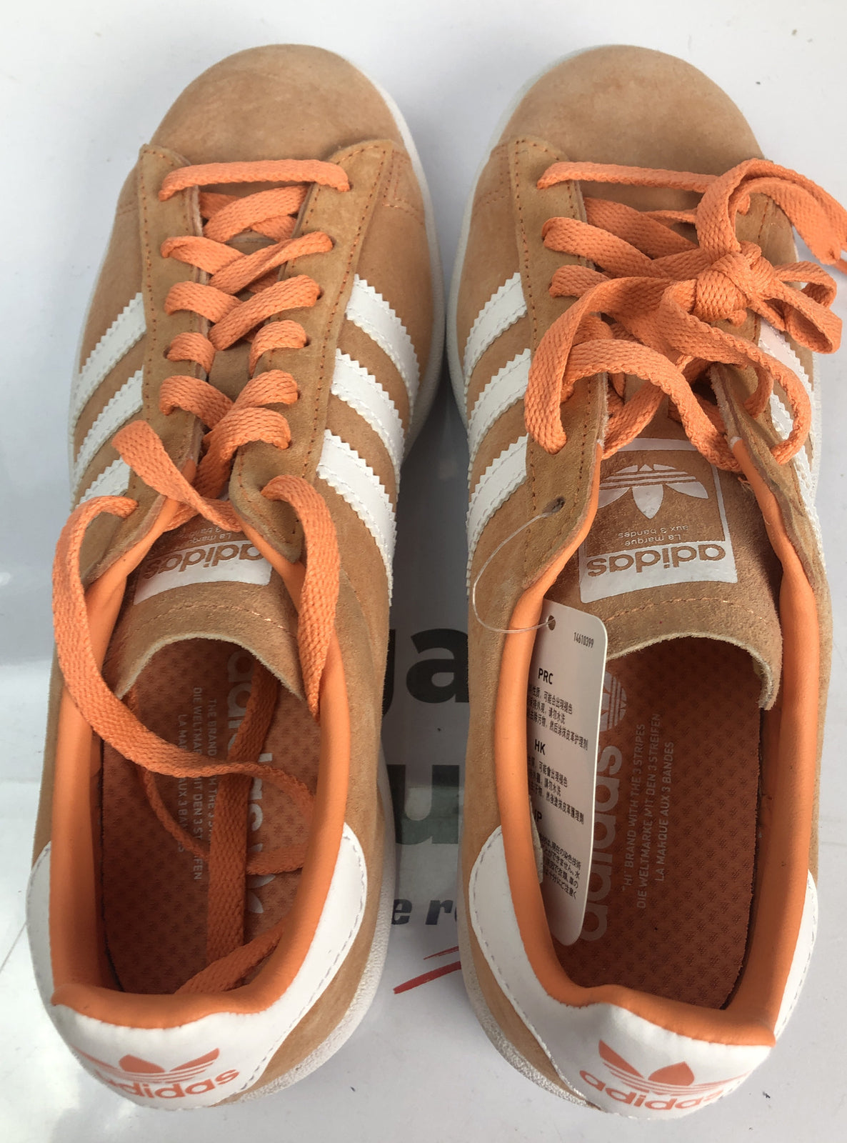 M795 Adidas Women's Casual Shoes Orange / Salmon US 7 1/2 UK 7 New Without Box