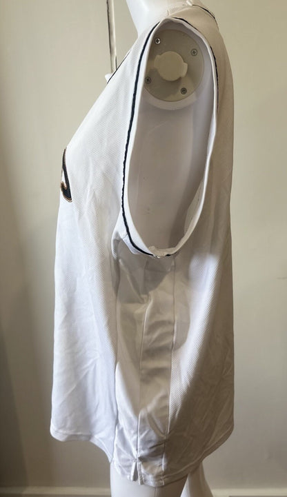 Fila White Tank Top Size Large In Good Condition 2958