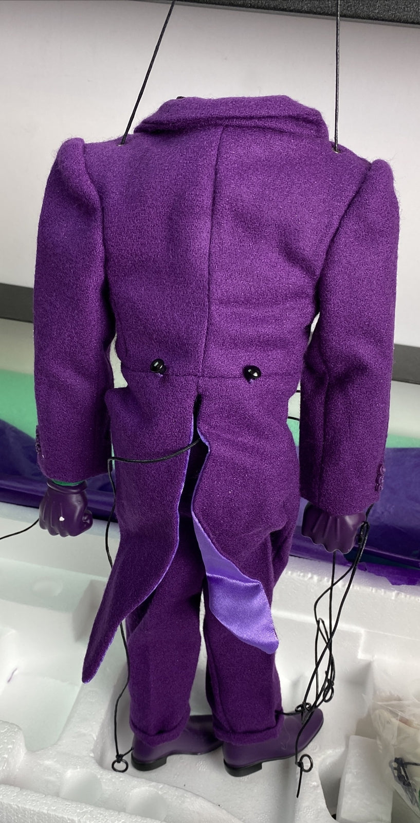 Batman Animated Joker From DC Direct High Quality 17" Marionette Puppet RARE