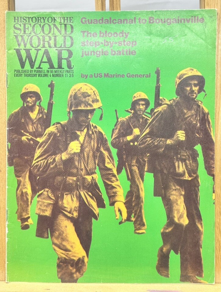 History Of The Second World War II VOL. 4 NO. 11 Magazine In Good Condition