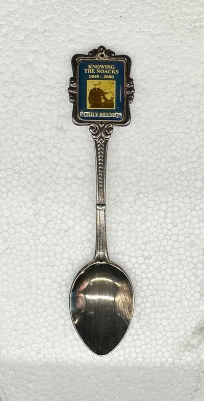 Souvenir Spoon Knowing The Noacks 1849-2000 Family Reunion , silver plated