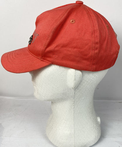 F395 Billabong Coral Pink Cap / Hat In Good Condition Adjustable Sizing
