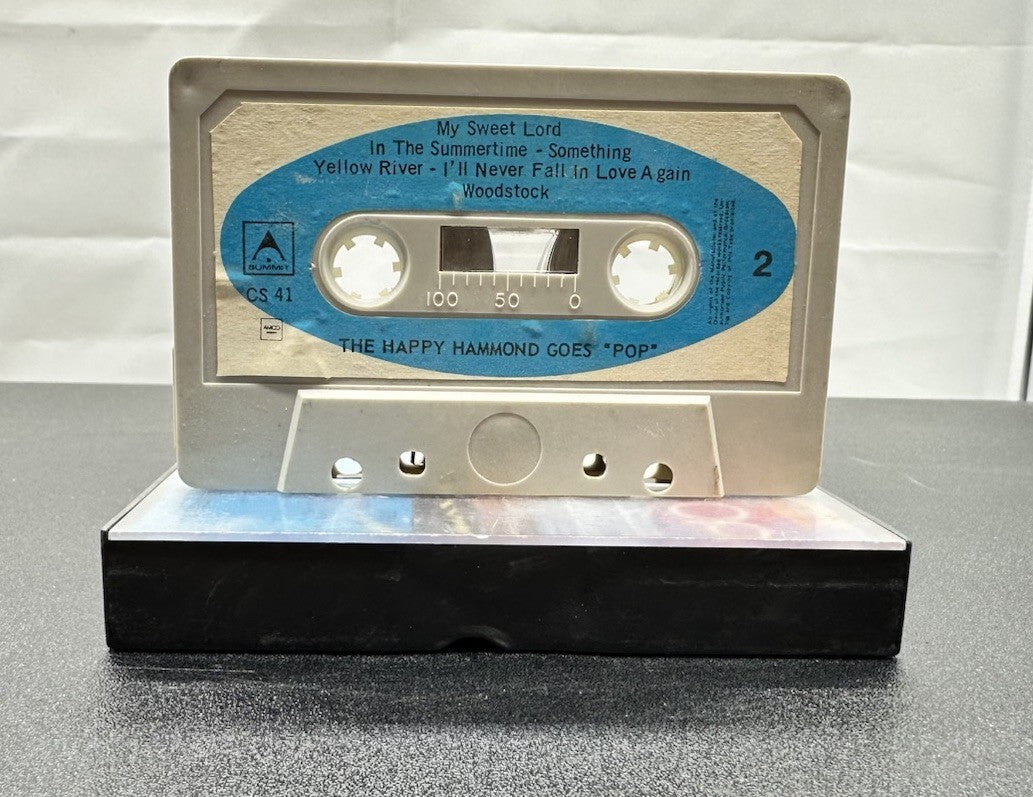 The Happy Hammond Goes Pop Cassette Tape In Good Condition 7857