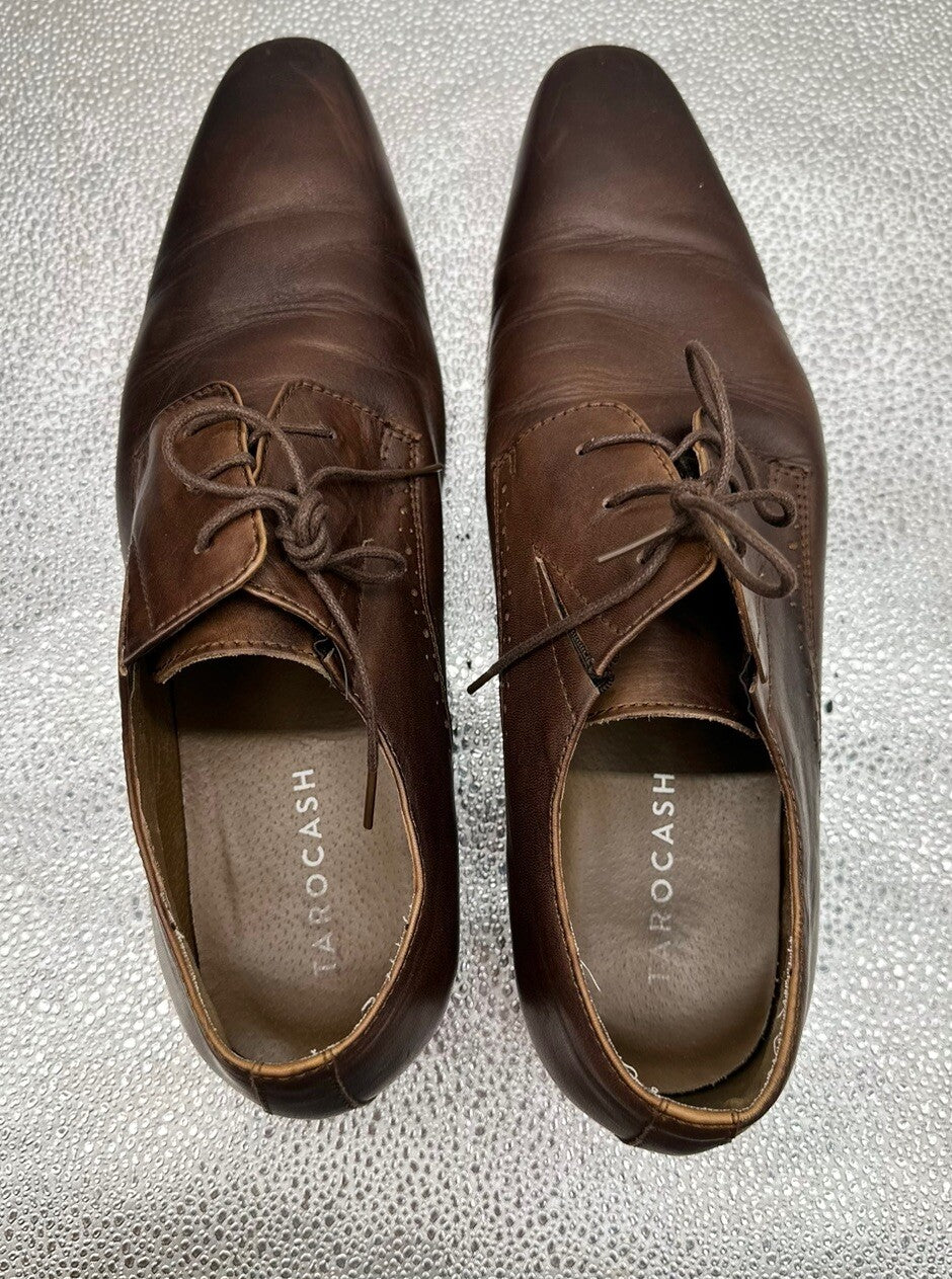 Cognac  Tarocash Gerrard Lace Up Shoes - Men's Size 11 - In Good Condition 4996