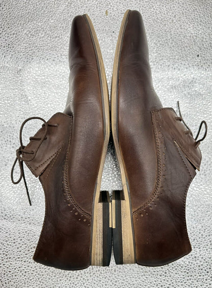 Cognac  Tarocash Gerrard Lace Up Shoes - Men's Size 11 - In Good Condition 4996