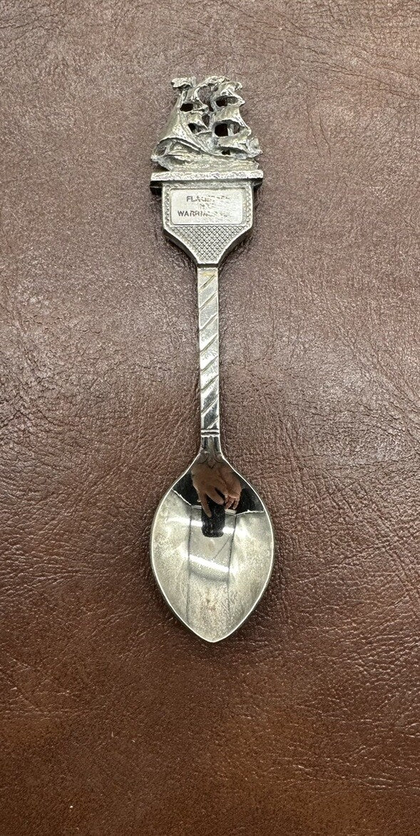 Souvenir Spoon Flagstaff Hill Warrnambool Randa, silver plated In OK Cond