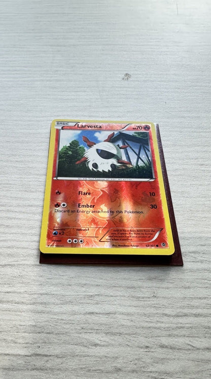 Larvesta Pokemon Reverse Holo Fire Card Year 2013 (5243)