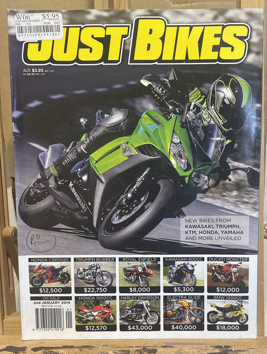 Just Bike January 2014 No 295 Magazine In Good Condition