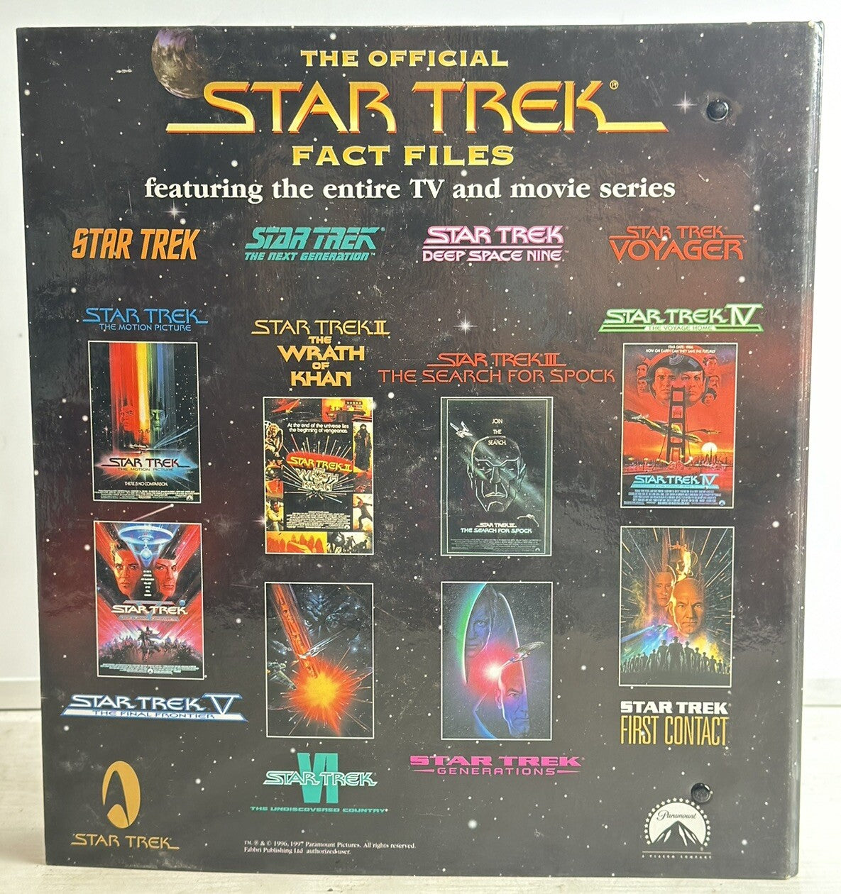 The Official Star Trek Fact Files - Section 6 - Files 67 to 69  - In OK C - 4691