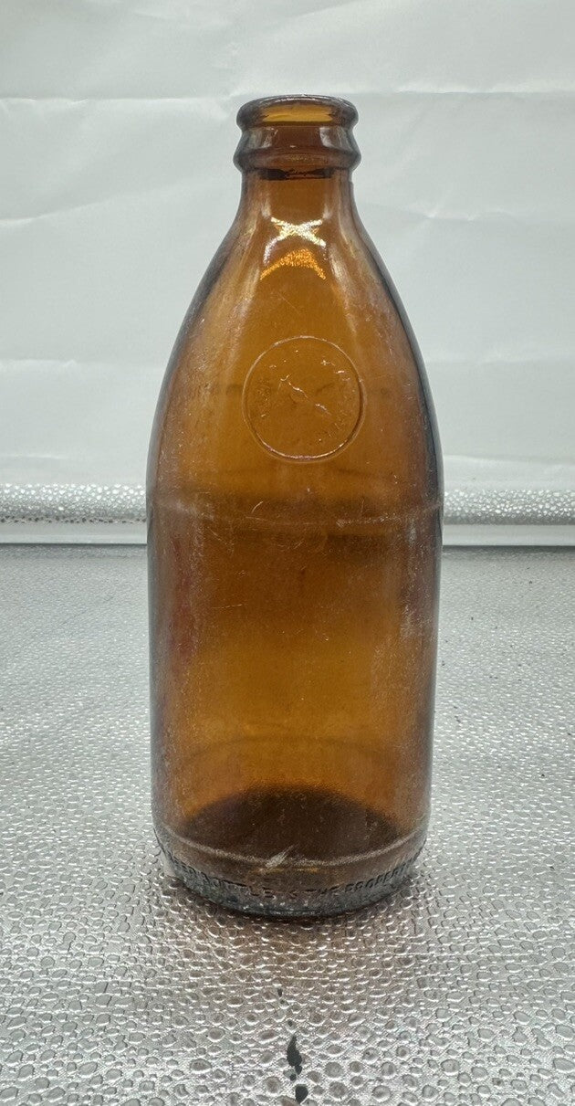 Pick Axe Trademark Beer Bottle Small. Adelaide Bottle Co. In Ok Condition 8344