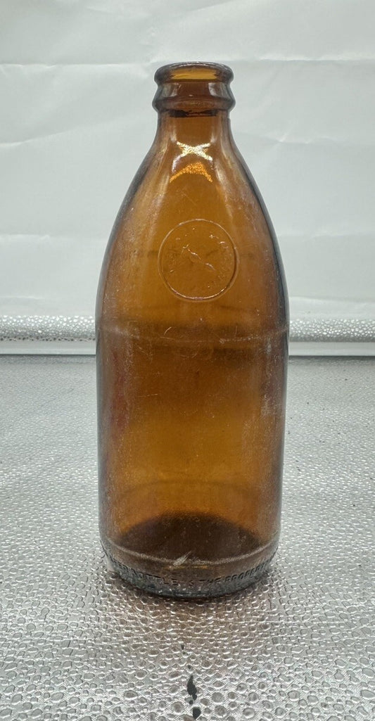 Pick Axe Trademark Beer Bottle Small. Adelaide Bottle Co. In Ok Condition 8344