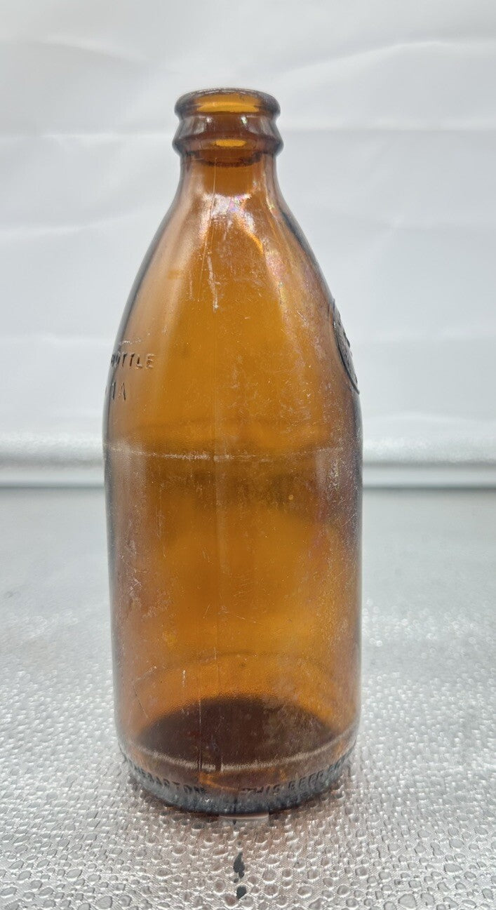 Pick Axe Trademark Beer Bottle Small. Adelaide Bottle Co. In Ok Condition 8344