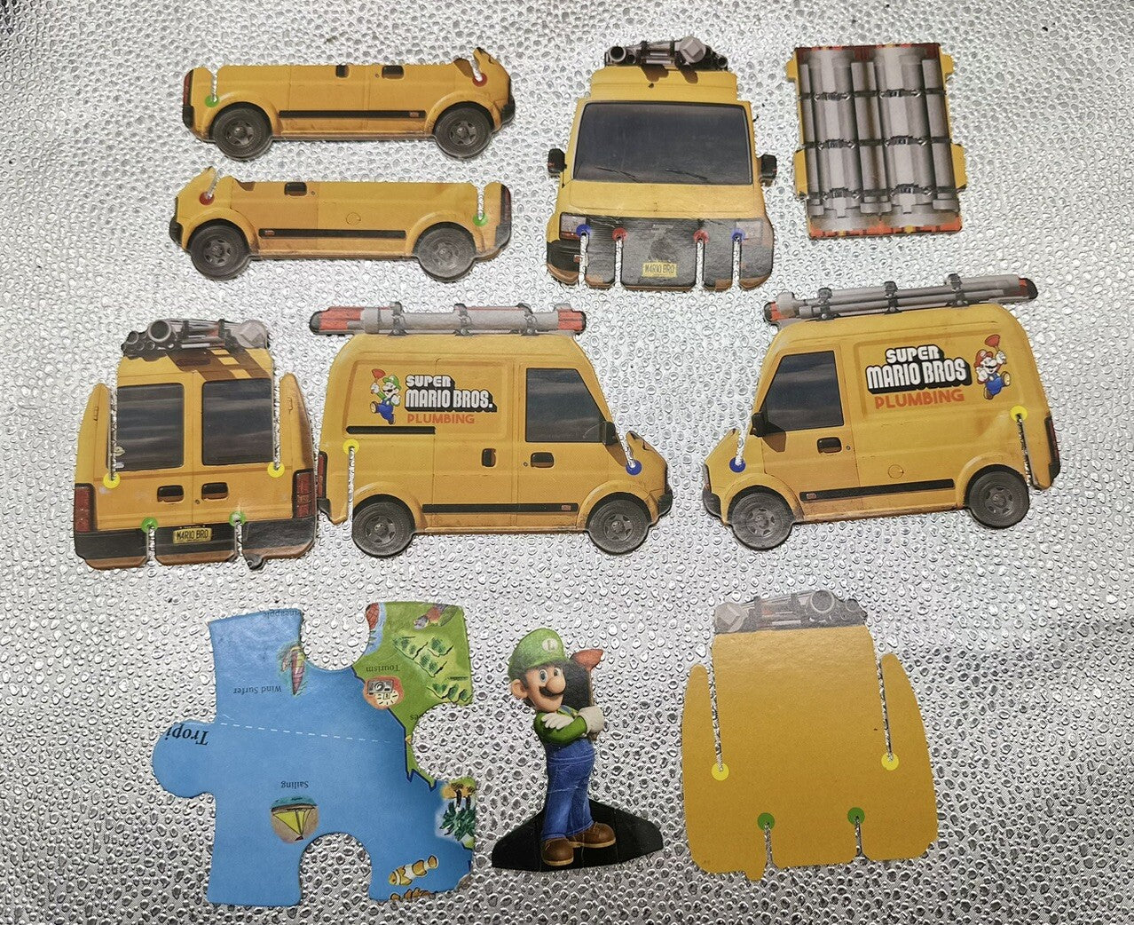 The Super Mario Bros Movie Toy Mario & Luigi Van - McDonalds Toy In GC