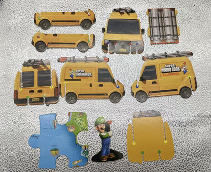 The Super Mario Bros Movie Toy Mario & Luigi Van - McDonalds Toy In GC