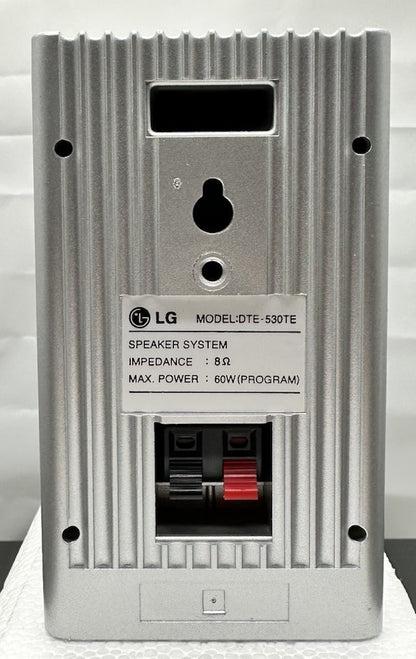 LG Sliver 60watt Passive Rear Speaker Model DTE-530TE In Good Condition