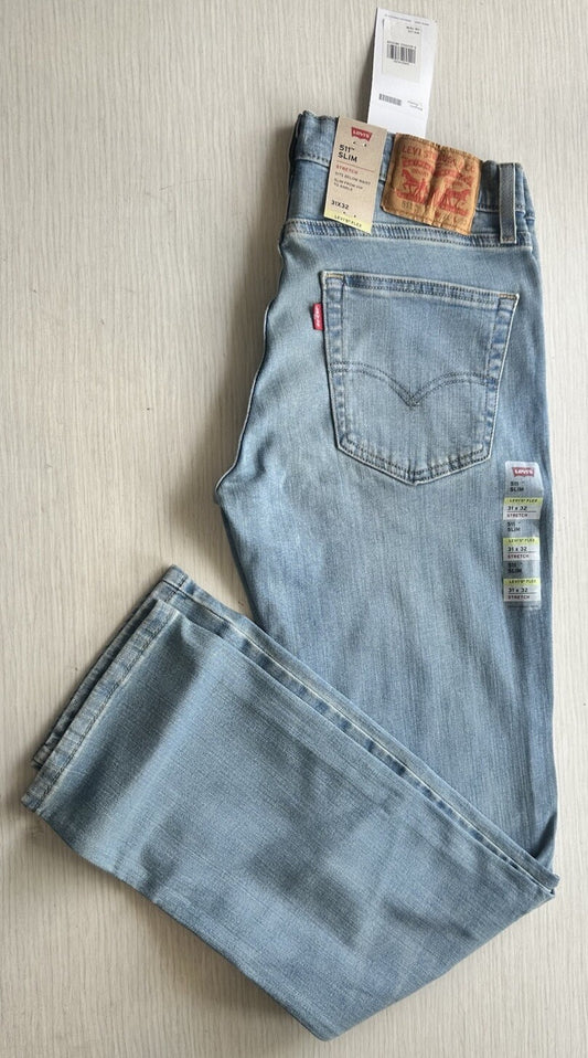 Levis 511 Slim Flex 31x32 stretch Jeans New With Tags