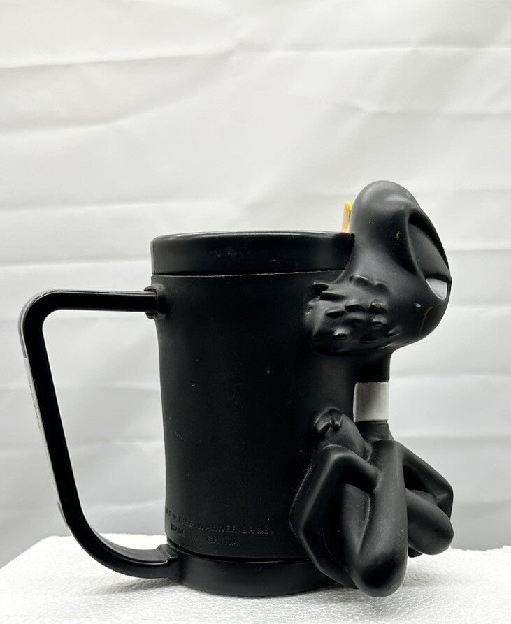 Daffy Duck Looney Tunes Warner Bros 1992 3D Vinyl Cup Mug 8162