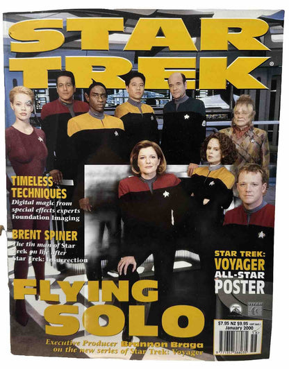 Star Trek Magazine January 2000 In Good Condition