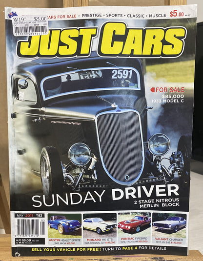 Just Cars May 2011 No 183 Magazine In Good Condition