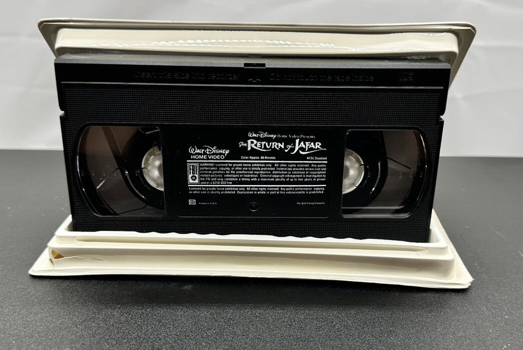 The Return Of Jafar Walt Disney VHS In Good Condition - 8552